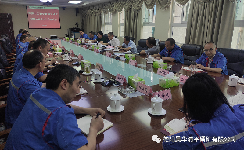 市國資委黨委書記、主任張 滔一行赴公司督導檢查